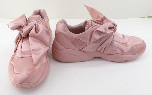 Puma Shoes Fenty By Rihanna Pink Bow Womens Mismatched 7/7.5