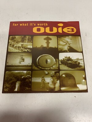 Oui 3. For What It's Worth (Stop Drop Mix). 12'' Vinyl NR Mint