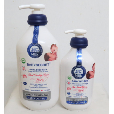 Baby Secret Kamille Mandel Lotion + Duschgel PH5,5 - Schutz ab Geburt
