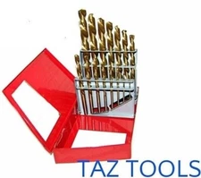 15 pc Left Hand Titanium Drill Bit for Screw Extractor And Stud Remover Cal-Hawk