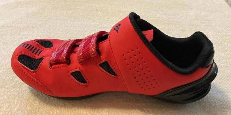 ZAPATOS DE CICLISMO ULTRO SANTIC MUJER - Rojo/Negro - Talla US 7 - WMS18005R Foto 4 de 4