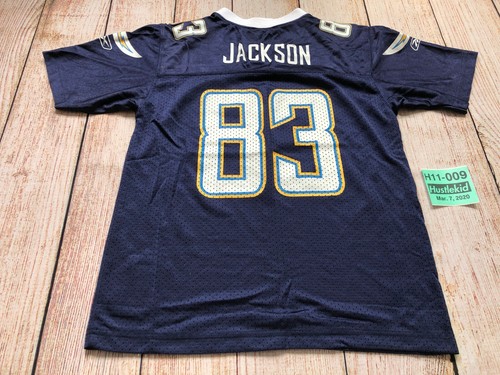 Reebok LA SD San Diego Chargers #83 Vincent Jackson Jersey Youth Large L Boy❄️ - Picture 7 of 8