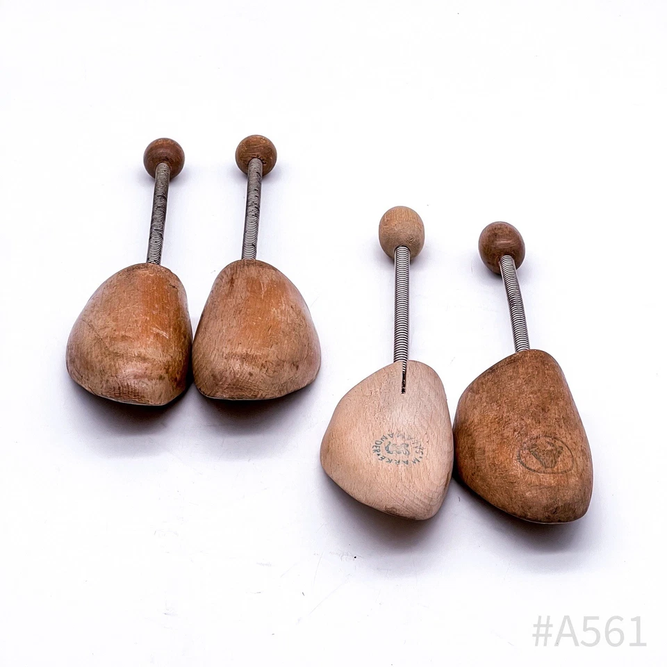 4x Vintage Schuhspanner aus Holz u.a. Marke Salamander Größe 37/38 - Bild 4 von 4