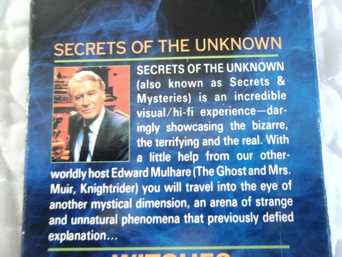 SECRETS & MYSTERIES OF THE UNKNOWN VHS WITCHES WITCHCRAFT HORROR DOCUMENTARY - Picture 4 of 7