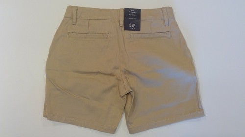 NWT GAP Girls Uniform Midi Shorts Sz 8 Beige - Picture 2 of 16