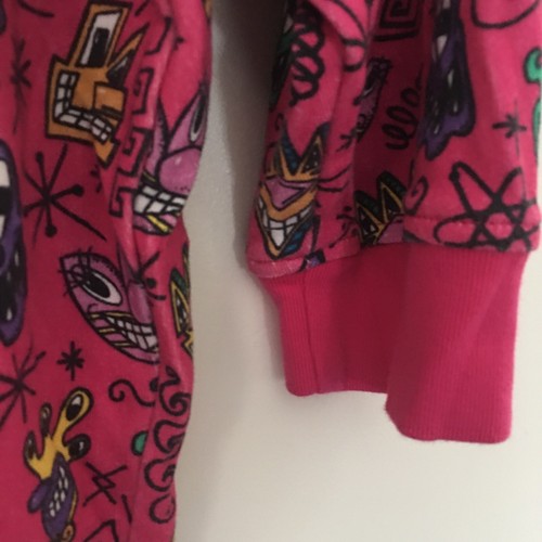 Vestido Adidas Jeremy Scott KS Edición Limitada Para Mujer M Mediano 2014 Rosa Dibujos Animados - Imagen 4 de 8