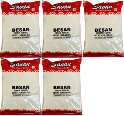 5 Packs x 2LB Besan Chick Pea Flour - Gram Flour