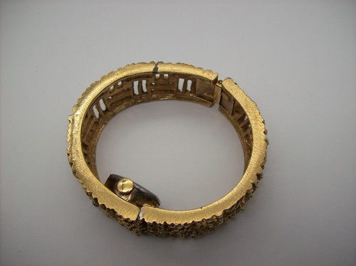 OROLOGIO VINTAGE ORIS HIDDEN, bracciale donna, carica, tono oro, funzionante - Foto 18 di 24