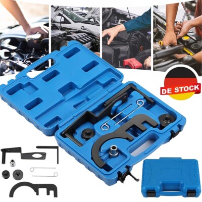 BMW Steuerkette Werkzeug Motoreinstellwerkzeug-Satz Für Steuerkette BMW N47/ N57 - Für 120d, 325d, 530d, X3, X5 BMW Nockenwellen Arretierung