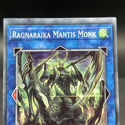 Ragnaraika Mantis Monk LEDE-EN048 1st Edition MISCUT Yugioh Card