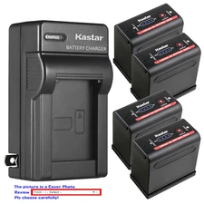Kastar Battery AC Wall Charger for BP-970G BP-975 Canon XF100 XF105 XF200 XF205