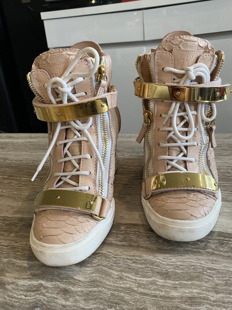 Escarpins Giuseppe Zanotti Vicini, Couleur Beige, Pointure 39-40, Occasion