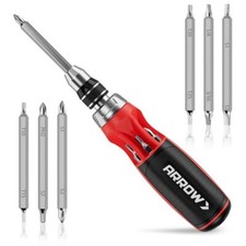 ARROW Multi Bit Ratcheting Screwdriver 12-IN-...