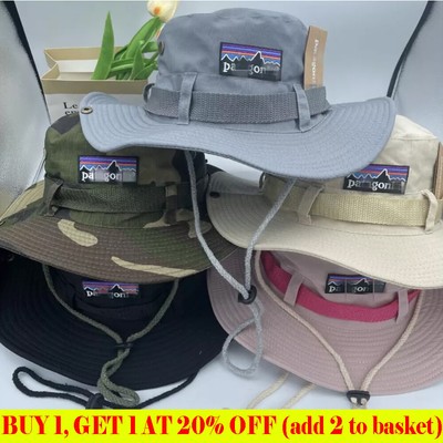 Neu Pata*Gonia Fischermütze Wandern Fischerhut Sommer Outdoor Strand Herren Dame