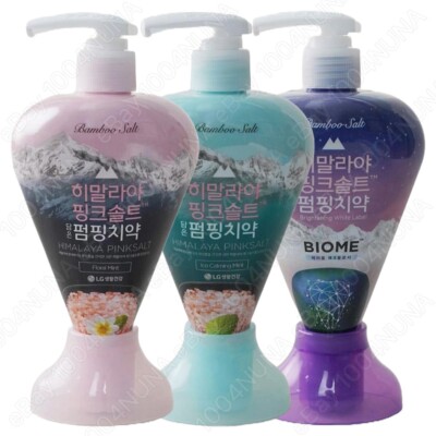 Perioe Himalaya Pink Salt Pumping Toothpaste SET Whitening AntiCavity Fluoride