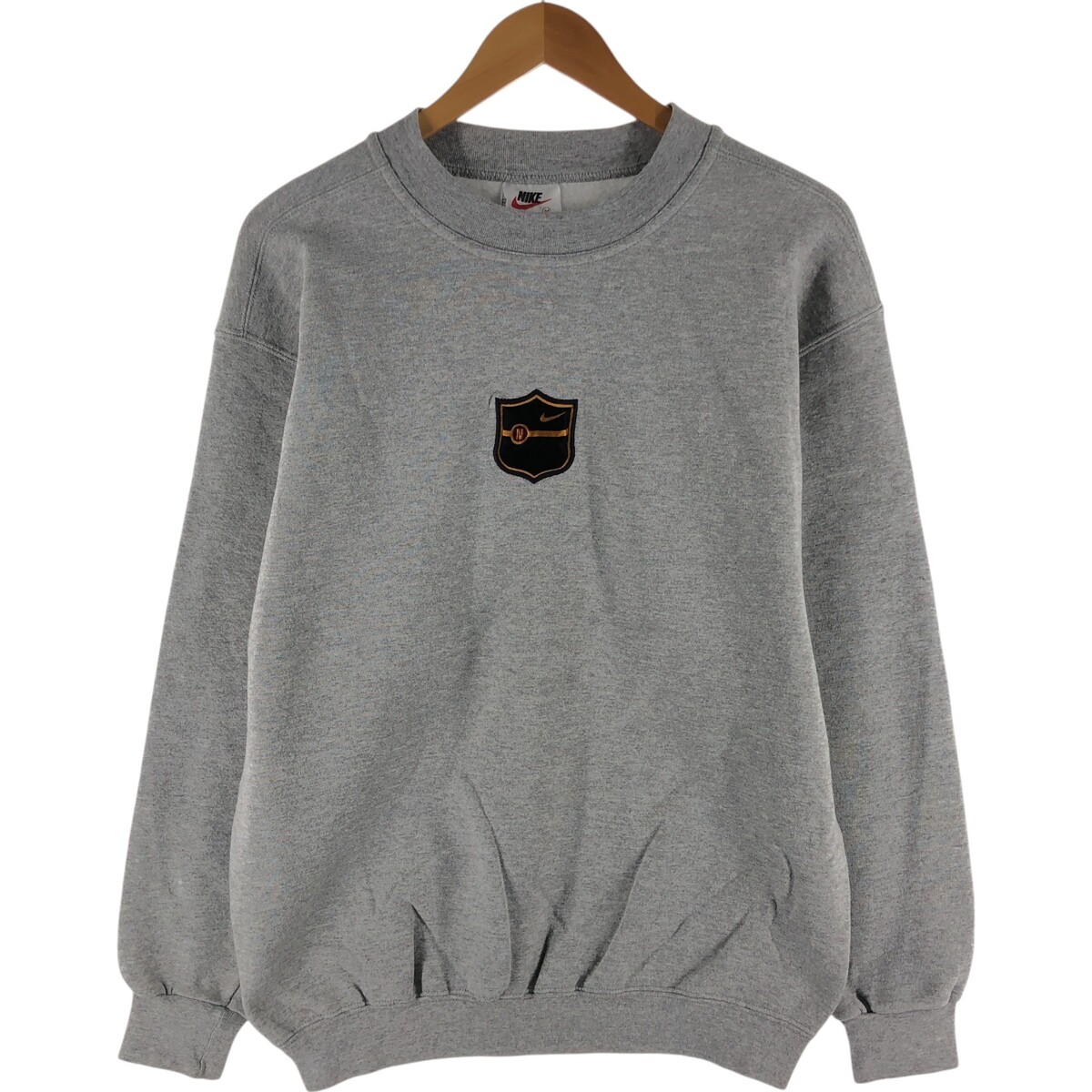 1990s \" Nike \" Sweat（made in usa） VTG NIKE Swoosh Full Zip Hoodie Sweatshirt 80s 90s Gray Size