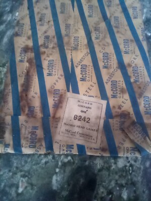Vintage McCord Copper Clad Head Gasket-- 6242