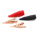 10pcs 5A Alligator Clips Battery Clamp Test Micro Toothless Alligator CL2434C