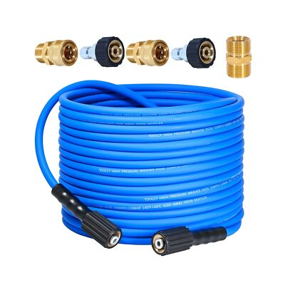 #ad Super Flexible Pressure Washer Hose 50ft 3300 PSI Kink Resistant Power Washe... $61.75