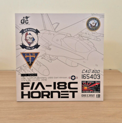 F/A-18C Hornet USN VFA-34 Blue Blasters, JC Wings 1/72 JCW-72-F18