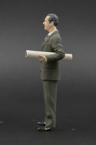 Rudolf Uhlenhaut Figure for 1:18 CMC Mercedes-Benz 300SLR Coupe 1955 NO CAR - Picture 3 of 9