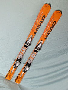 HEAD Big Easy all mountain short skis 130cm w/ Tyrolia Superlight