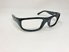Maui Jim Stingray MJ 103-02 Gloss Black Wrap Sunglasses Frames 55/22/129 ZE85