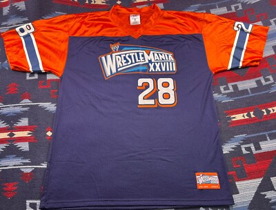 Vtg Wrestlemania XXVI 28 Authentic WWE Wrestling Jersey Men s M 2012 Miami, FL