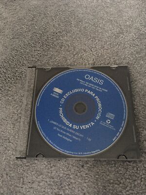 Oasis - Be Here Now - D You Know What I Mean? Argentina Promo CD Single 2-000326