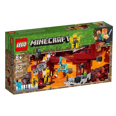 LEGO Minecraft: The Blaze Bridge (21154) Alex Blaze Wither Skeleton New Sealed