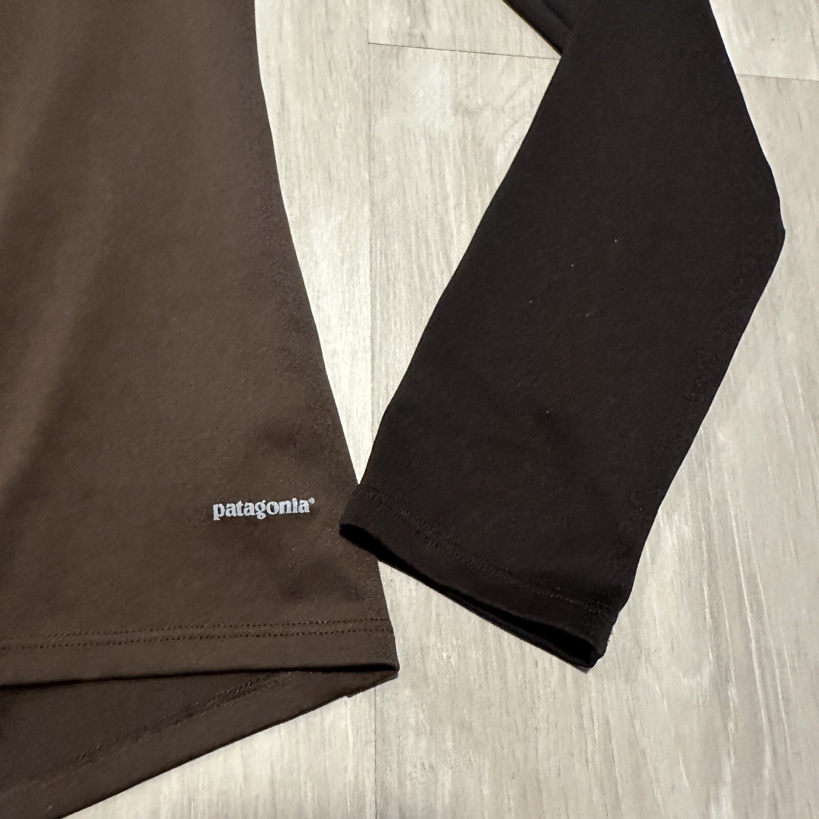 Patagonia Performance Base Layer Brown Two Tone T… - image 3