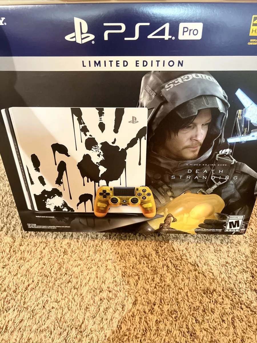 Sony PlayStation 4 PS4 PRO 1TB SSD DEATH STRANDING LIMITED EDITION CIB  Excellent