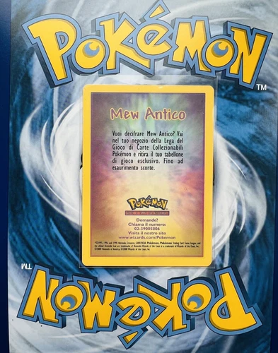 Ancient Mew Illustrative Movie Card 2000 Promo Pokemon