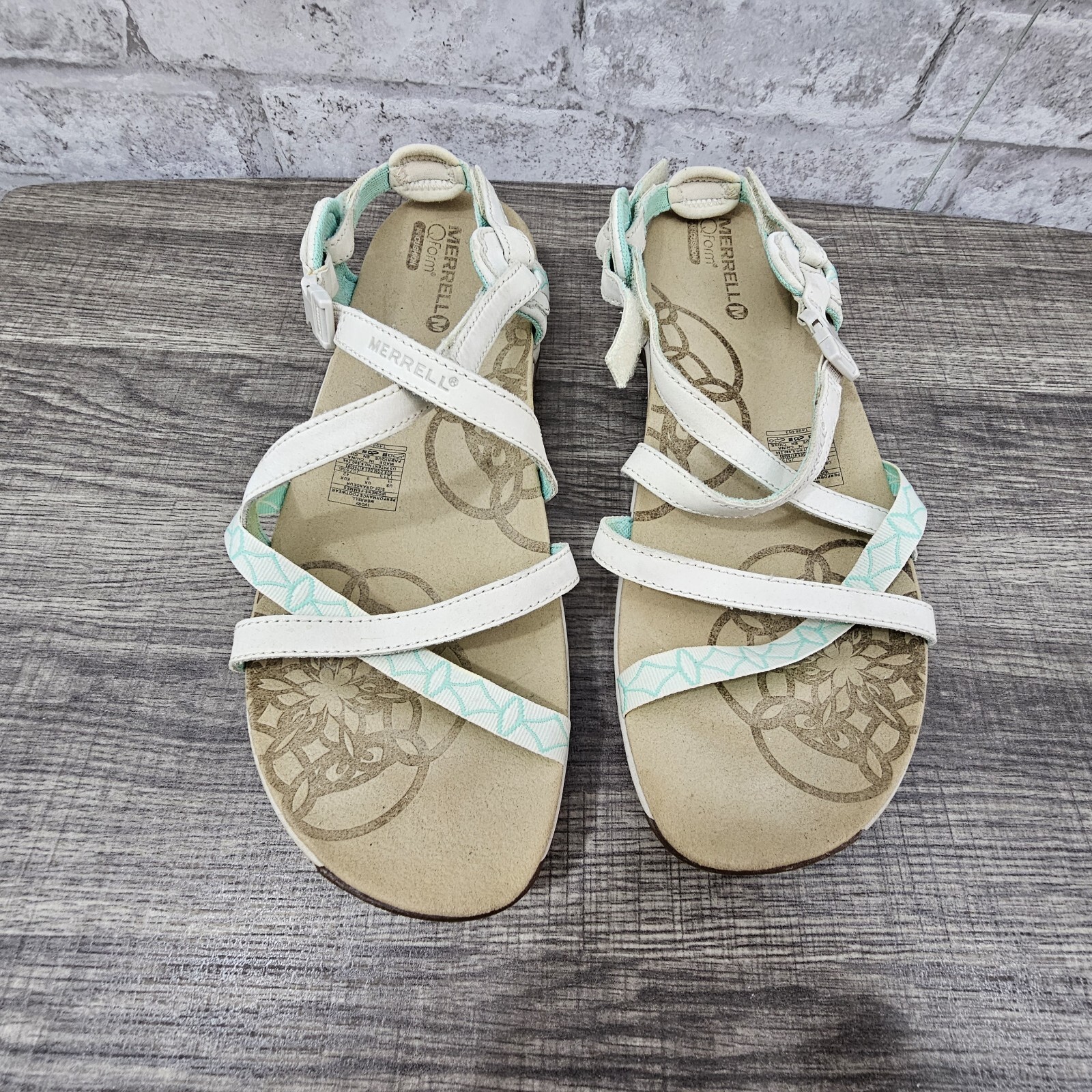 MERRELL Jacardia Sandalo Donna Taglia 11 Q Form Cinturino Fibbia Cuscino Aria