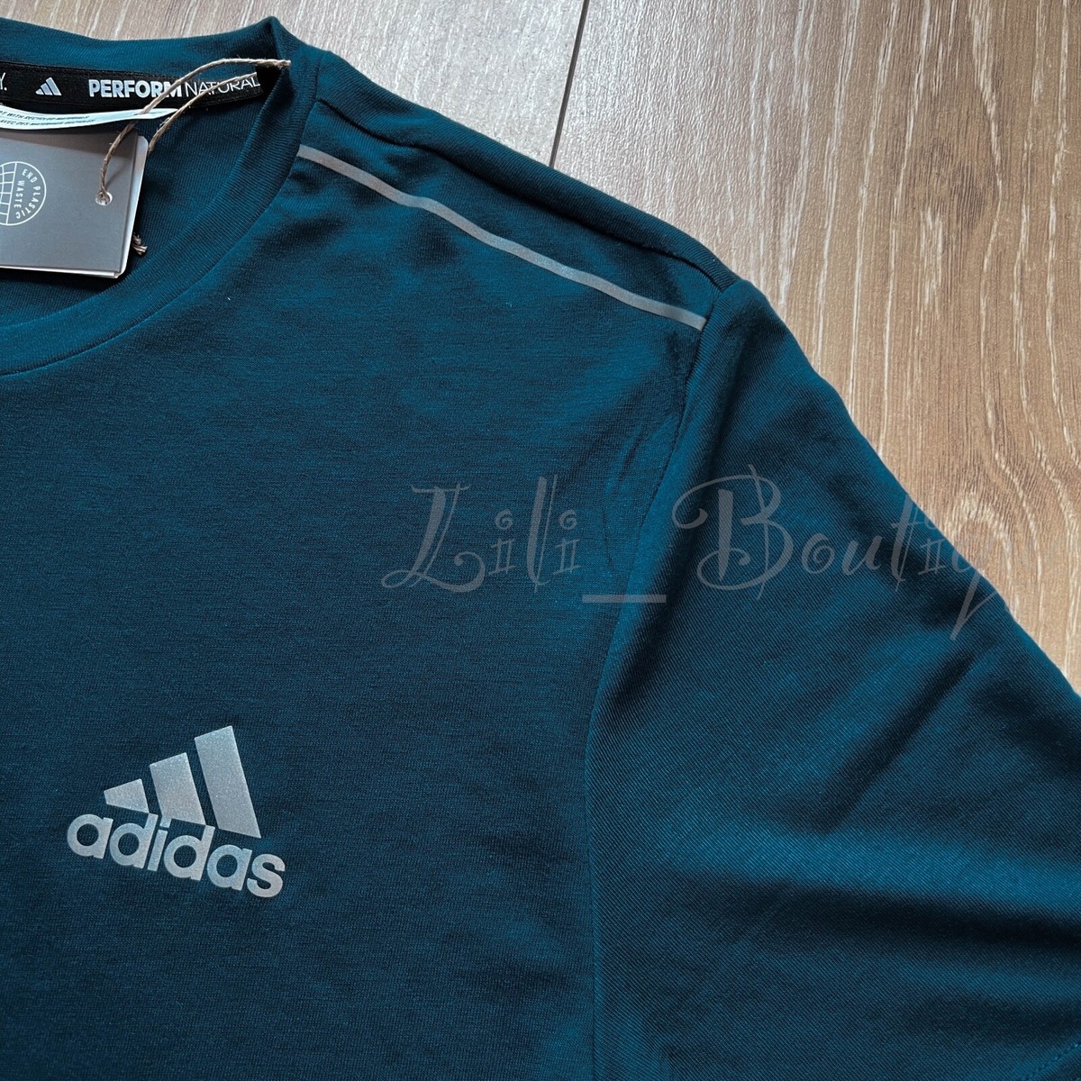 NWT Adidas HN3030 Men X-City Running Tee Shirt Legend Marine