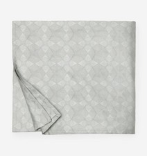 SFERRA FERENTINO FULL/QUEEN DUVET COVER SATEEN JACQUARD TITANIUM NIP