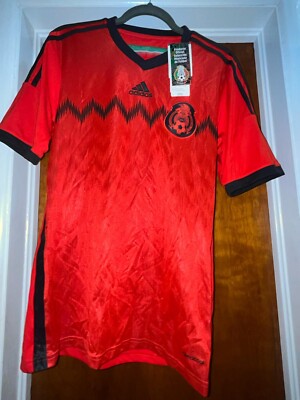 Adidas ClimaCool NWT Mexico 2014 World Cup Red Short Sleeve Soccer