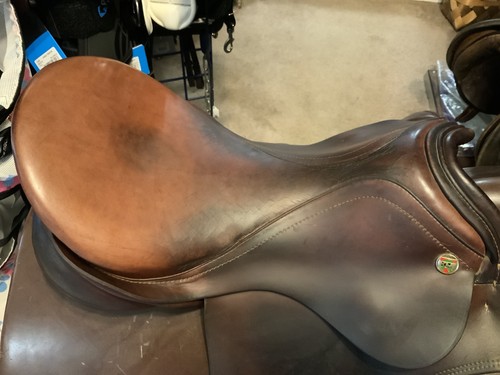 Sella dressage Niedersuss marrone 17"" MW - Foto 3 di 4
