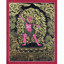 Ekajati Thangka Art, For Meditation and Wall Decoration