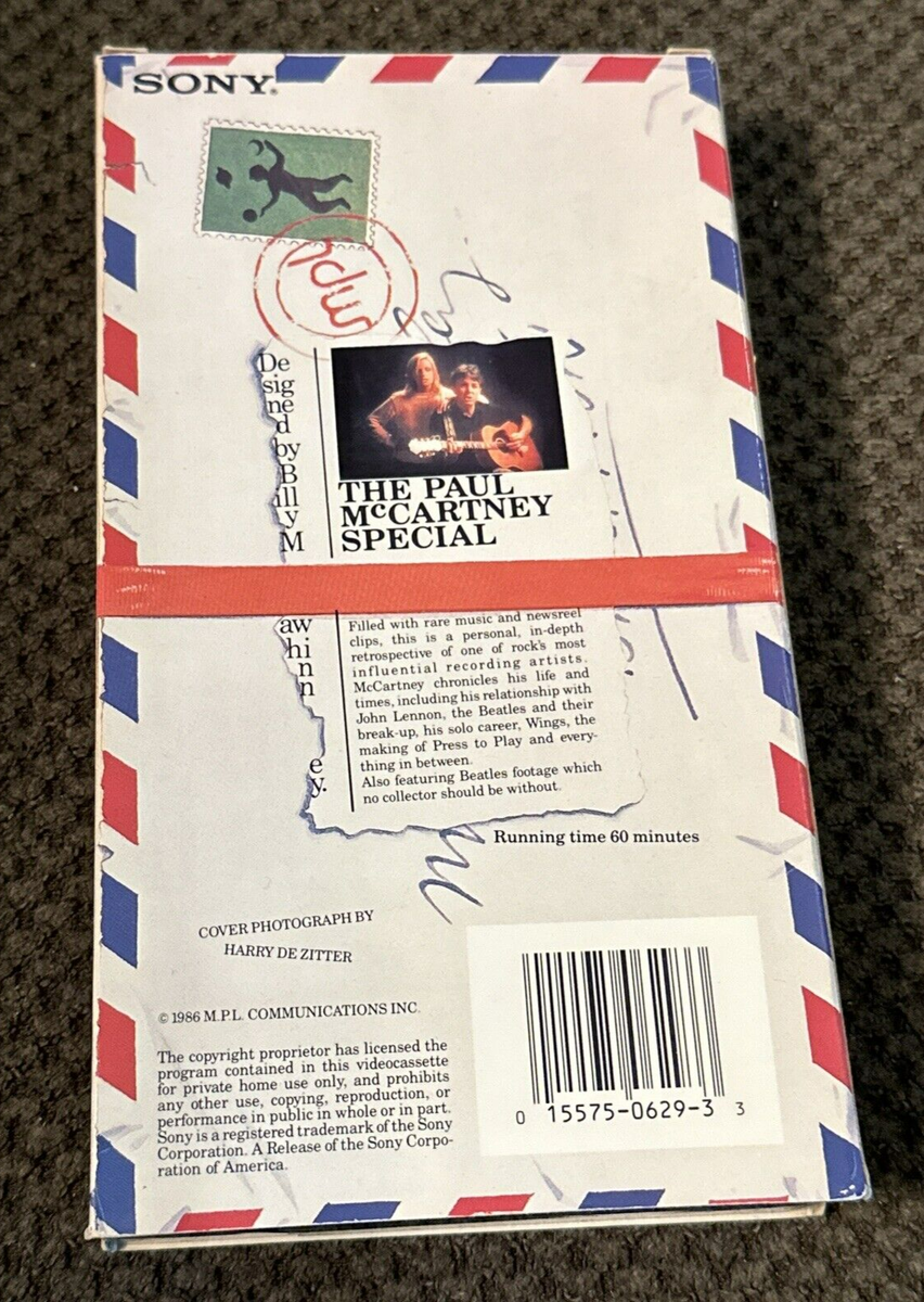 洋画・外国映画 The Paul McCartney Special The Paul McCartney Special - VHS | eBay