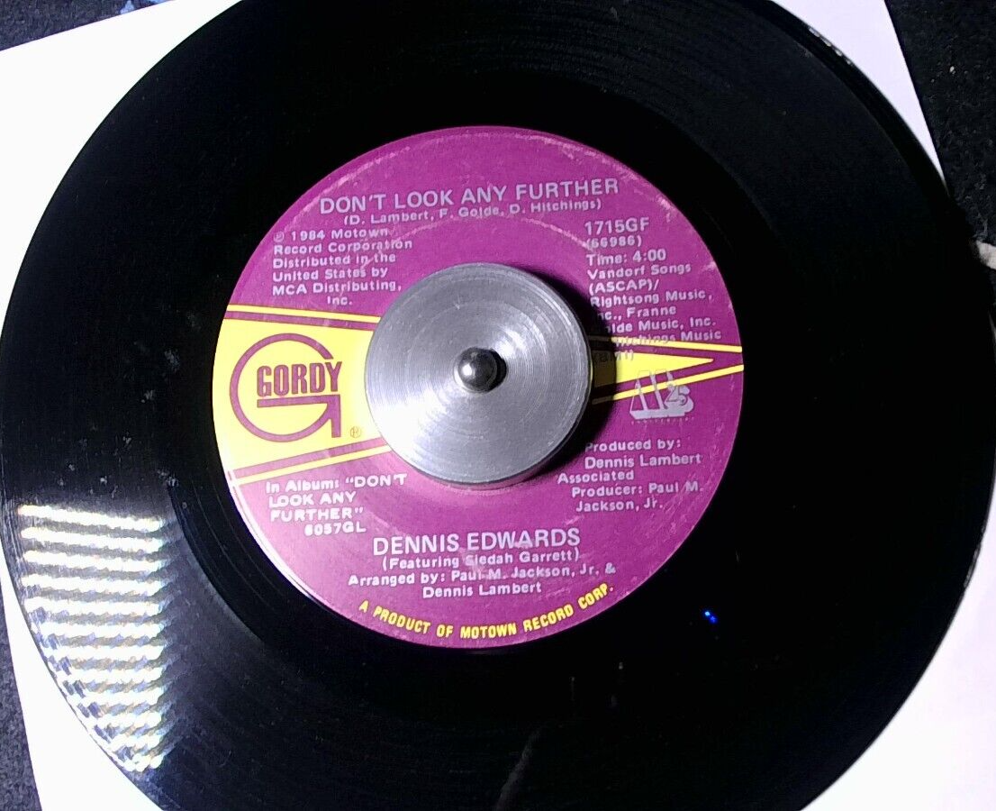 DENNIS EDWARDS / DON'T LOOK ANY FURTHER / I THOUGHT / COULD HANDLE IT /GORDY/ 7