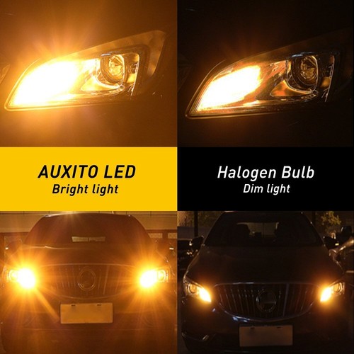 AUXITO 7443 7440 LED Front Rear Turn Signal Light Bulbs No Hyper Flash Amber 4X - Picture 7 of 10