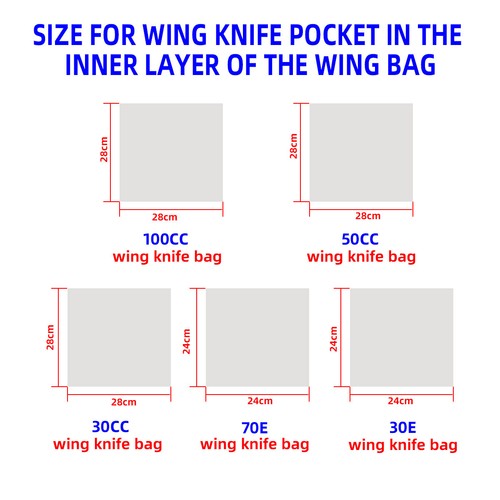 1pc Protection Wing Bag Cheap For RC 50cc Gas 3D Airplane, Waterproof 2 Layer - Picture 14 of 15