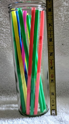 Vintage Glass Straw Dispenser for Soda Fountain TOY #9 - Picture 3 of 10