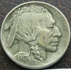 US 1913 Variety 1 Buffalo Nickel  **