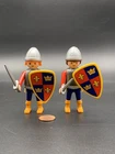 Playmobil Knight - Royal Court 3659 Lot 2 Guards Soldiers Shields VTG