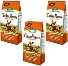 Espoma (#GM25) Organic Chicken Manure, 25lb Bag - Pack of 3 3.23 per gallon