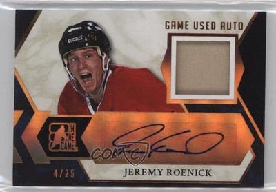 2017 Leaf ITG Used Game Used Bronze 4/25 Jeremy Roenick #GUA-JR1 Auto HOF n1u