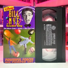 Disney Bill Nye the Science Guy: Powerful Forces - All Pumped Up VHS Fun Science