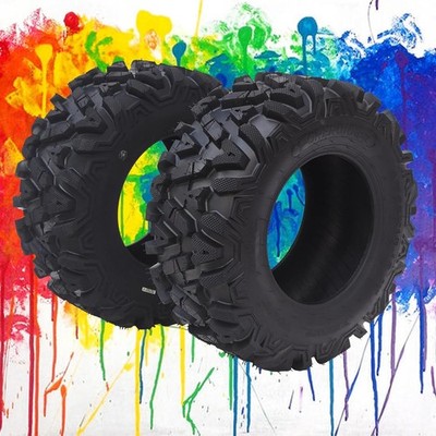 2 Pack 28X8-12 ATV UTV Tires 6PR All-Terrain Off-Road Tires Tubeless